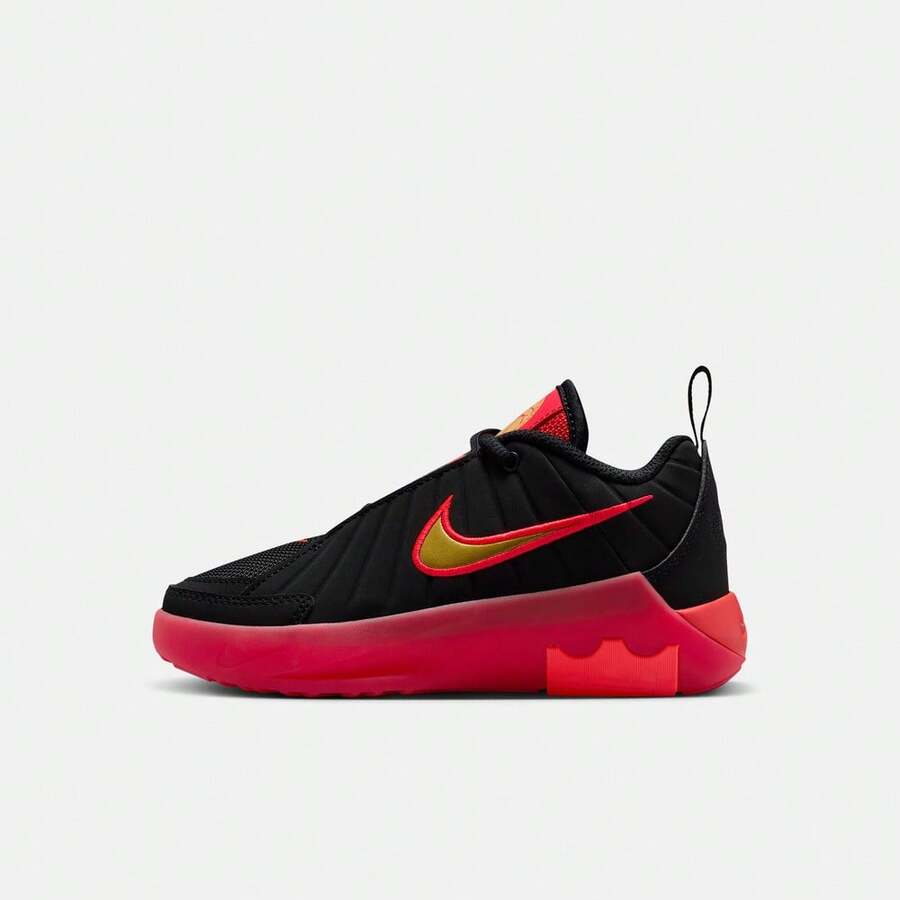 Nike 幼童款 LEBRON WITNESS IX (PS) 中帮篮球鞋 HV2271-005 - 黑色 - 查看 1