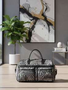 Túi hành lý, túi thể thao, họa tiết da cá sấu, chất liệu, túi cá nhân hóa - báo gris - Xem 3