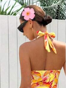 3 kẹp tóc hình hoa dâm bụt Hawaii, phù hợp cho phụ nữ và bé gái, kích thước lớn, nhiều màu sắc, họa tiết hoa nhiệt đới nhân tạo, phụ kiện tóc phong cách Boho, phù hợp cho mùa hè, tiệc Hawaii, quà cưới, ngày Valentine (đỏ, trắng, hồng), kẹp tóc, ghim cài tóc, kẹp tóc cài đầu. - Nhiều màu - Xem 4