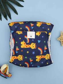 1 pieza Banda de vientre lavable para perros machos - Envoltura abdominal lavable para perros machos, adecuada para pañales de perros medianos y pequeños o cachorros - Multicolor - Ver 43