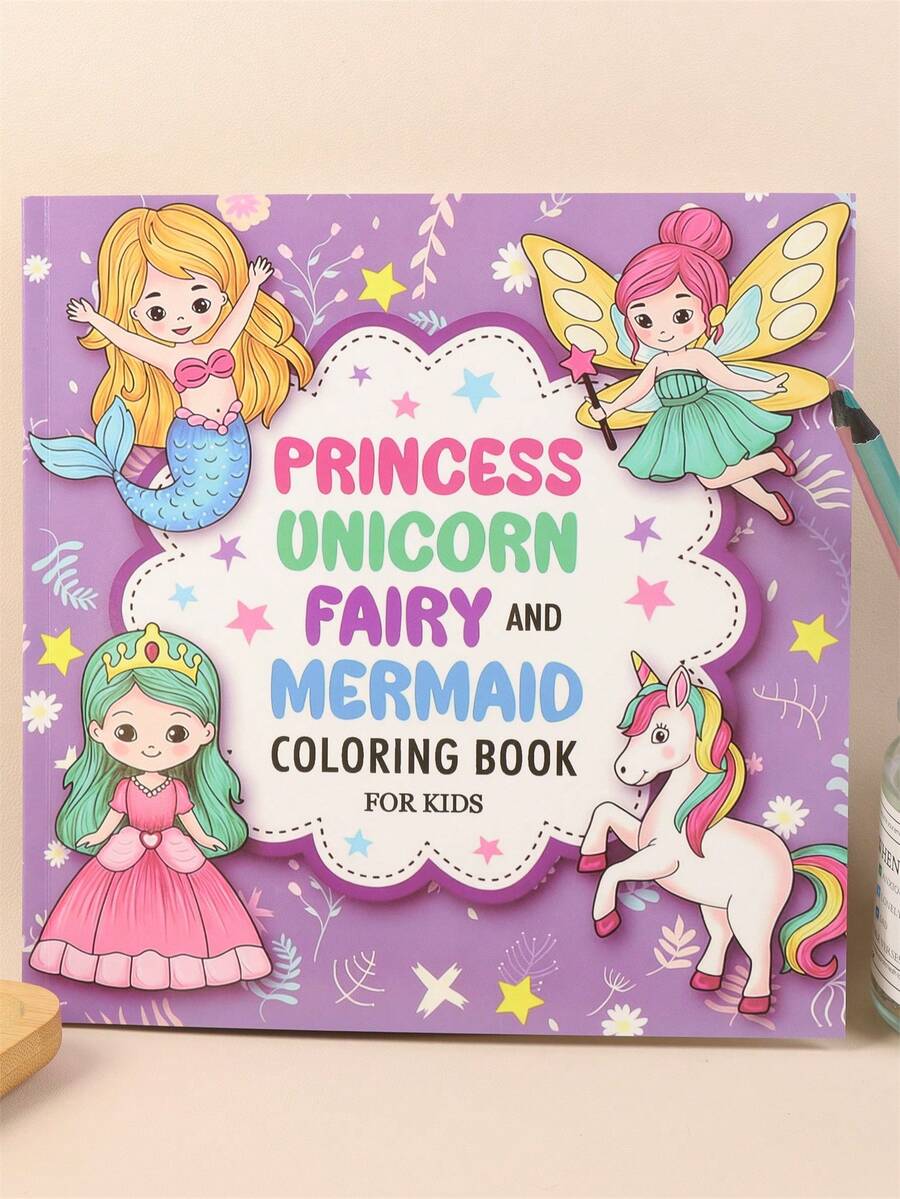 PRINCESS DREAMS Bold-Easy Patterns Coloring Book For Adults Cute Drawing Book Perfect Gift For Party And Birthday - Sketchbook - View 1