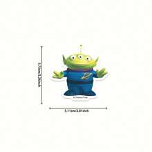 Disney 50pcs Cute Cartoon Stickers, Suitable For Laptop, Phone, Album, Luggage, Car Decor - 1 Set - View 11