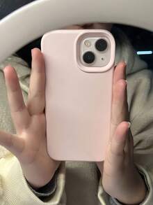 Minimalist Dopamine Pink Phone Case Compatible With IPhone 17 Pro Max/17 Pro/17 Air/17/16 Pro Max/16 Pro/16/16 Plus/15/15 Pro Max/15 Pro/15 Plus/11/12/13/14 Pro Max/12 Pro/12 Pro Max/13 Pro/13 Pro Max/7 Plus/14 Pro/14 Pro Max/14 Plus Soft Shell, Creative Design For Men And Women - Pink-upgraded Version - View 4
