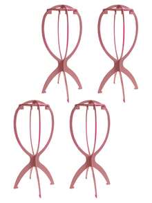 10/5/3 piezas Soporte para peluca, Adecuado para pelucas de 36 cm, Soporte portátil para secar pelucas de viaje (Negro) - Multicolor - Ver 18