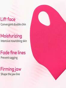 1pc Face Lifting Tape, Double Chin Trainer Strap, Chin Lifting Tape, Aloe Vera Acid Shaping Collagen Face Mask - Multicolor - View 11