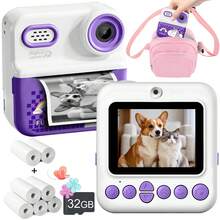 Instant Print Camera For Kids, 1500mAh Rechargeable Battery Camera Set, Children's Digital Camera, High Definition Digital Camera Portable Multi-Function Children's Photo Printer, Camera And Accessories Creative Drawing Photography Gift, Kid-Friendly Design, Suitable For Christmas, Birthday And New Year Gifts For 3-12 Years Old Boys And Girls - P03 New Model - View 15