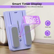 FEIERDUN 5 In 1 Folding Pilates Board, Pilates Reformer Set With 300 LBS Weight Capacity, Portable Home Pilates For Woman (Purple) - Màu tím - Xem 4