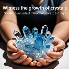 Crystal Growing Experiment Kit | Science Exploration Handmade Materials Crystal Cultivation Interesting Teaching Aids - Multicolor - View 2