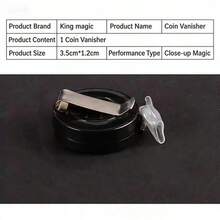 Hidden Coin Trick | With Sound-Insulating Leather, Close-Up Magic Coin Flying Up And Disappearing, Interactive Magic Performance Tool - Multicolor - View 6