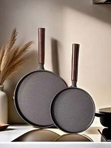 1 chảo gang chống dính, chảo rán không tráng phủ, thích hợp để nấu ăn sáng và làm bánh kếp. - Xem 4