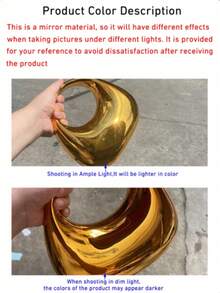 Luxury 2025 Women's Party Prom Crescent Clip Box Evening Clutch Acrylic Transparent Clutch Waterproof Crossbody Bag - 金色 - 查看 3