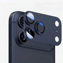 2pcs/Set Compatible With IPhone 17 Pro/17 Pro Max Phone Lens Protector, 9H Tempered Glass Lens Cover, Matte Metal Anti-Scratch, Camera Decoration, Daily Protection Essential, Phone Accessories - Multicolor - View 4