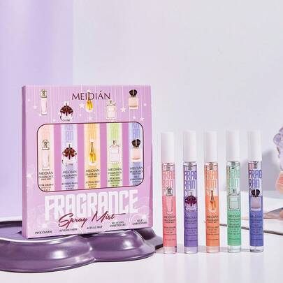 1/5pcs 10ml Tropical Beach Fragrance Gift Set, Suitable For Women, Long-Lasting Air Freshener And Portable Home Fragrance, Essential For Bedroom/Closet/Bathroom, Summer Travel Essential, Perfect For Valentine's Day/Mother's Day, Wedding/Graduation Favorite