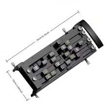 OUMINGYQ 吉他学习辅助工具，包含16种和弦类型，符合人体工程学的琴桥拆卸器 | 适用于原声吉他、电吉他、贝斯和尤克里里的基本吉他维护工具 - 黑色 - 查看 2