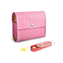 1个7天药盒，带皮套，每日4次服药提醒，方便旅行和日常使用。 - 皮包藥盒 - 查看 14