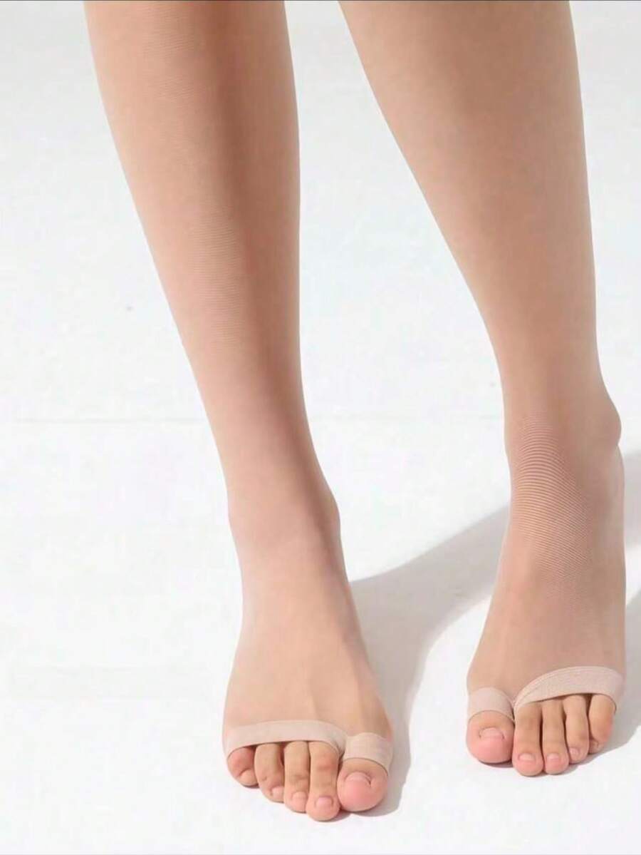 1 đôi quần tất mỏng hở ngón gợi cảm dành cho nữ - Màu be - Xem 1