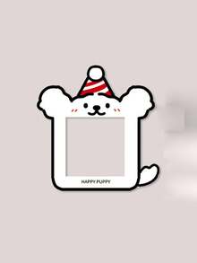 1个可爱小狗自粘简约卡通创意开关贴纸经典方形房间室内贴纸动物图案字母耐用防尘防潮 - 多色 - 查看 12