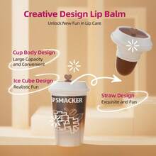 LIP SMACKER LIPSMACKER 奶茶咖啡味润唇膏，持久保湿，还原原味，可作收藏装饰，适合作为礼物送给家人、朋友，或作为情人节礼物。 - 熱摩卡 - 查看 3