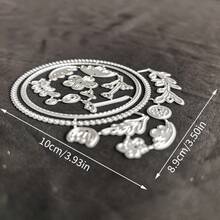 1pc Creative Flower Shaped Metal Cutting Die, Suitable For DIY Scrapbooking, Embossing Crafts, Handmade Cards And Gift Cards - A - View 10