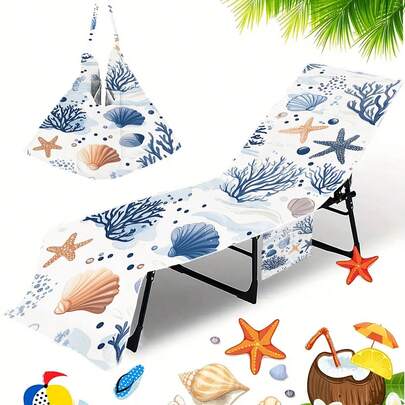 Khăn tắm biển bỏ túi, khăn trải giường tắm nắng di động, khăn phủ ghế bãi biển du lịch siêu mềm, nhanh khô bằng sợi microfiber, phù hợp cho ghế tắm nắng, ghế hồ bơi (75x210cm)