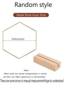 Bộ 20 vòng hoa kim loại trang trí kèm đế, vòng kim loại lớn thích hợp để làm đồ thủ công, bao gồm vòng sắt, đế tròn, đế vuông và vòng vàng đan, thích hợp cho việc tự làm đồ trang trí đám cưới như vòng bắt giấc mơ. Vòng hoa kim loại trang trí, vòng hoa kim loại, thích hợp để làm vòng hoa trang trí bàn tiệc cưới và đồ trang trí treo tường. - Đồ trang trí hình vòng sắt lục giác - Xem 4