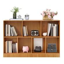 YUNRUX Aufbewahrungsregal mit 7 Fächern, stehendes Regal, Bücherregal Aufbewahrungsregale - dunkelbraun - Übersicht 8