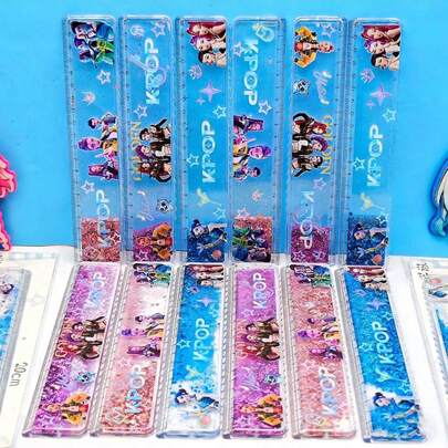 1pc 20cm Measuring Tool, Random Style Designed For 3rd And 1st Grade Students, Christmas Stocking Stuffer, Christmas Gift, Christmas Decoration [Random Style]