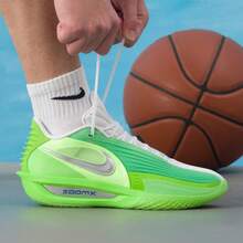 Nike 男鞋新款G.T. CUT 3 TURBO EP緩震實戰運動籃球鞋 - 綠色/白色/藍色 - 查看 2