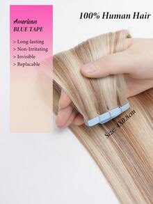 16"-24" 100% 真人髮片式接髮 20片/包 直髮無痕膚色接髮片 Remy 真人髮片 深棕色 2#，適用於萬聖節造型配色、新娘髮型、詭異哥德風造型 - S18/613 - 查看 5