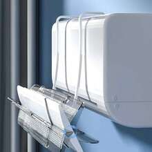 1pc Adjustable Air Conditioner Wind Baffle, Air Outlet Deflector Board To Prevent Direct Blowing - White - View 4