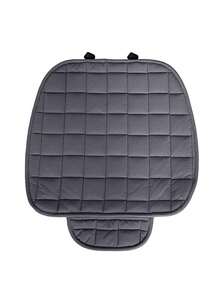 Car Seat Cover, Luxury Plush 4-Season Universal Seat Cushion Cover For Sedan Bottom Seats, Front & Rear Comfortable Protective Cover For SUV, Non-Slip Rubber Bottom With Storage Pocket, Auto Accessories - Car Bottom Seat Cover - View 13