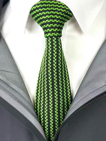 Juego de corbatas ajustables delgadas para hombres - Corbata de bolo de fácil uso y corbata clásica tejida jacquard, material para negocios, formal, boda, oficina y entrevista