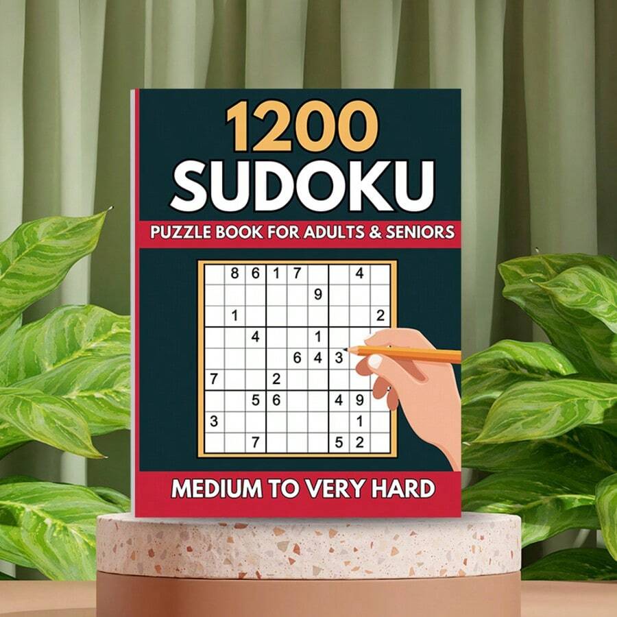 1pc, 20 Pages, New Sudoku Book, Suitable For Daily Leisure, Home Relaxation, Passing Time During Travel, Good Gift Choice (Pen Not Included) - 1PC - View 1