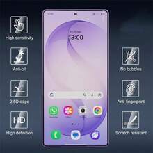 Black Android Screen Protector Phone Screen Protector 3pcs Black Edge High Definition Screen Protector Fit For Samsung Galaxy S26 Ultra/S26+ Full Coverage Tempered Glass Screen Protector Spring Gift - Black - View 4