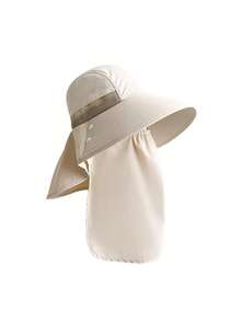 女士三合一防晒面罩帽带颈套，户外骑行钓鱼防紫外线遮阳帽 - 遮陽帽 - 查看 9