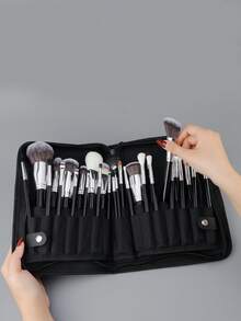30pcs Professional Makeup Brush Set, Eye Shadow & Nose Contour Brushes, High-End Makeup Artist Portable Brush Kit - Multicolor - View 4