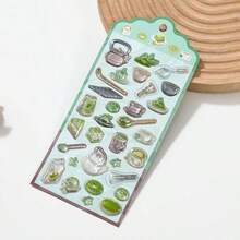 New 3D Embossed Stickers, Solid Epoxy Stickers, Crystal Diamond, Japanese Style Food New Decorative Stickers - Multicolor - View 11
