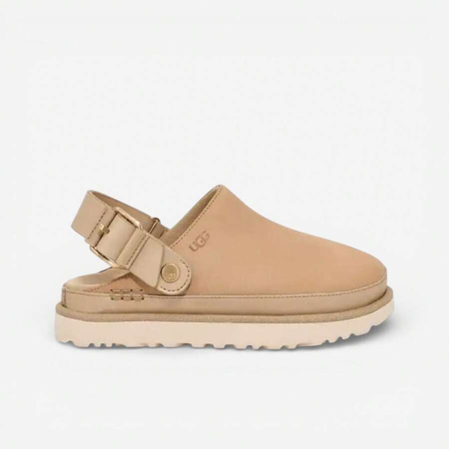 UGG Goldenstar Villa Clog Mustard Seed (Women's) - White - View 1