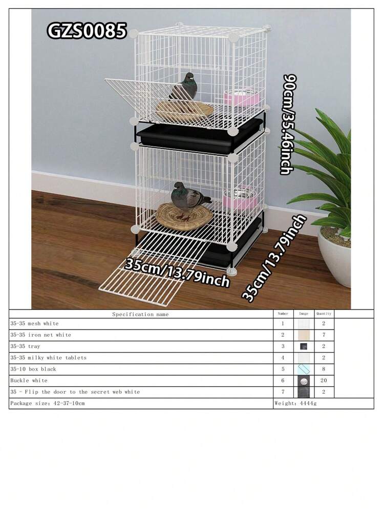 Large Size Pigeon Cage, Multi-Layer Breeding Cage, Poultry , Livestock Aviary - Multicolor - View 19