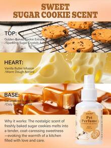 GJYC PET Dog Perfume & Deodorizer - Long-Lasting Natural Deodorizing Spray, Gentle Formula Suitable For All Dog Breeds, Cruelty-Free - Sweet Sugar Cookie - View 8