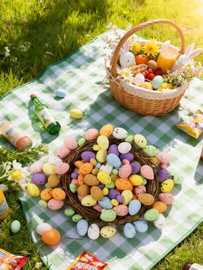 100 piezas Huevos decorativos de Pascua, Huevos de Pascua mini, Huevos de Pascua en tonos pastel, Huevos de espuma moteados, Adornos de huevos de Pascua, Huevos de Pascua de espuma, Decoraciones de Pascua, Huevos de ave falsos pintados, para suministros de fiesta, decoración de boda, decoración de habitación