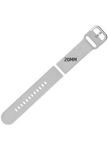 20毫米柔软硅胶运动表带，兼容 Vivoactive 6/Vivoactive 5/Vivoactive 3/Venu/Venu 2 Plus/Venu Sq、Galaxy Watch 7/6/5/4（40毫米/44毫米）、Watch 4/6 Classic（42毫米/46毫米/43毫米/47毫米）、Forerunner 645/245、Galaxy Watch 5 Pro（45毫米）、Active 2、Watch 3（41毫米），男女通用 - 20mm - 查看 5