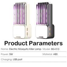 USB Powered Fly Trap & Nightlight - Indoor Insect Catcher For Mosquitoes, Gnats, Fruit Flies With Night Lamp For Home, Kitchen, Office - Multicolor - View 5