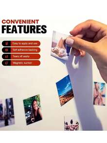 3米磁性胶带卷，磁性胶带，带分配器的便签胶带，柔性磁性胶带，橡胶磁性胶带，办公用品 - 适用于个性化书签、磁性拼图、照片整理和创意DIY、工艺品、学校用品 - 磁性黑膠帶+切割器 - 查看 5