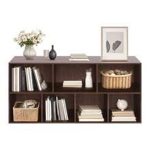 YUNRUX Bookcases - Chocolate Brown - View 7