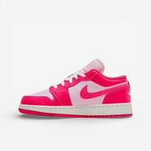 Jordan 1 Low Valentine's Day (GS) - White - View 3