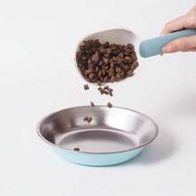 shuo ni mao yi Stainless Steel Dog Bowl Anti-Overturning Pet Bowl Cat Bowl Food Bowl Water Bowl Silicone Bottom Anti-Slip Pet Food Basin Stainless Steel Material Easy To Clean Cat Food Bowl Dog Food Bowl - 500ml - View 7