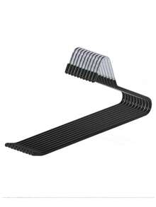 20/10/5pcs Pants Hangers Space Saving Open Ended Metal Pant Hangers Non Slip Jean Hangers For Men And Women Closet Storage Organizer For Clothes Leggings Slacks Trouser Ties Wardrobe Essentials Perfect Gift Ideas - Multicolor - View 12