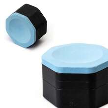 1pc Professional Octagonal Billiard Cue Chalk, Billiard Chalk, Enhanced Grip, Long-Lasting, Anti-Slip Cue, Won't Fall Off, Integrated Front Wiper, Comes With Portable Protective Case - Multicolor - View 8