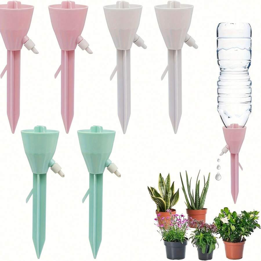 Bộ 3 món hệ thống tưới cây tự động - Bộ tưới nhỏ giọt điều chỉnh được với đầu phun, thích hợp cho việc làm vườn tại nhà và trên thuyền, phun sương cho cây, dụng cụ làm vườn [Màu ngẫu nhiên] - A - Xem 1